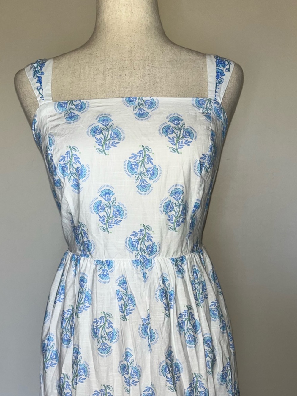 Haute Hippie Tiered Cotton Maxi Summer Dress Size 6 - Picture 3 of 5